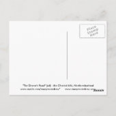 Hillwalking Northumberland Cheviots Postkarte (Rückseite)