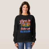 Hillwalking   With Hillwalking  Saying Sweatshirt (Vorne ganz)