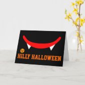 HILLY HALLOWEEN KARTE (Gelbe Blume)