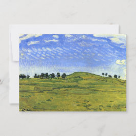 Hilly Landschaft mit Ravens (von Ferdinand Hodler) Karte