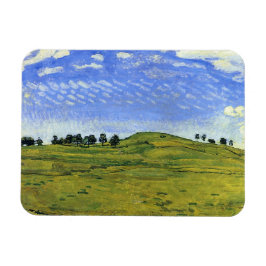 Hilly Landschaft mit Ravens (von Ferdinand Hodler) Magnet