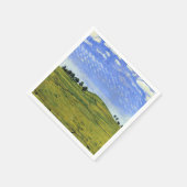 Hilly Landschaft mit Ravens (von Ferdinand Hodler) Serviette (Ecke)