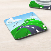 Hilly Road, Untersetzer (Linke Seite)