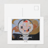 Hilma af Klint #124 - Fine Art Postkarte (Vorne/Hinten)