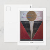 Hilma af Klint #142 - Fine Art Postkarte (Vorne/Hinten)