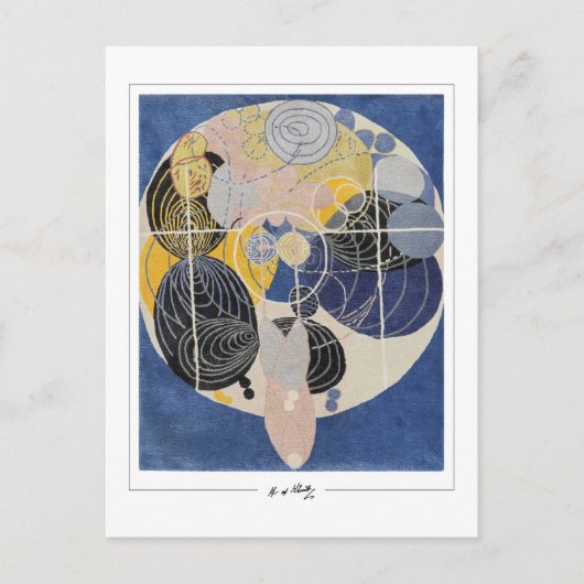 Hilma af Klint #17 - Feine Kunst Postkarte (Vorderseite)