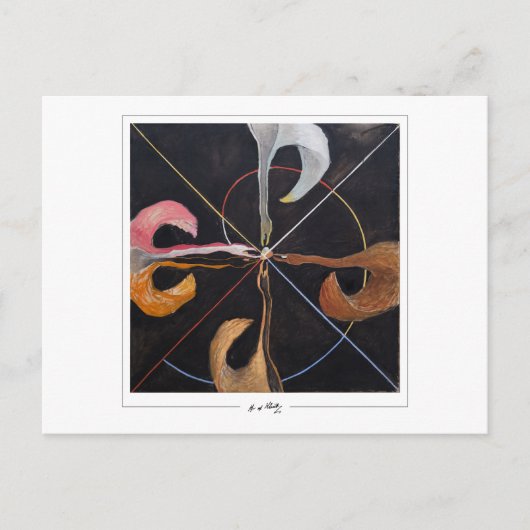 Hilma af Klint #20 - Fine Art Postkarte (Vorderseite)