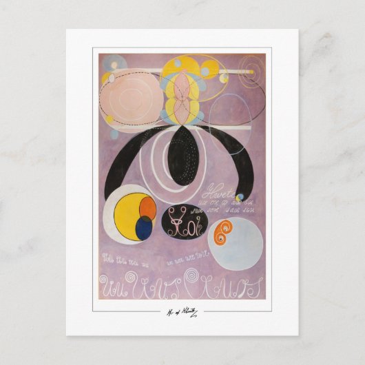 Hilma af Klint #41 - Fine Art Postkarte (Vorderseite)
