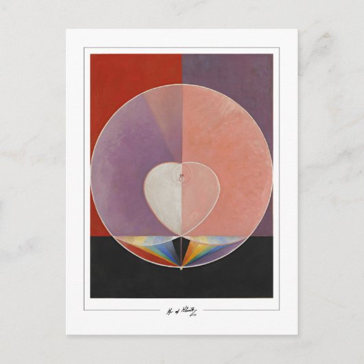 Hilma af Klint #67 - Fine Art Postkarte (Vorderseite)