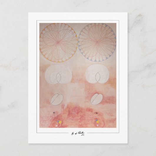 Hilma af Klint #78 - Fine Art Postkarte (Vorderseite)
