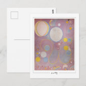 Hilma af Klint #90 - Fine Art Postkarte (Vorne/Hinten)