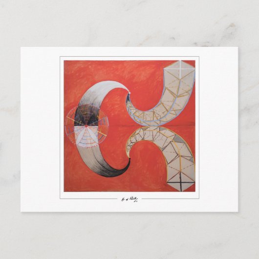 Hilma af Klint #9 - Fine Art Postkarte (Vorderseite)