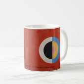 Hilma af Klint abstrakt art Kaffeetasse (VorderseiteRechts)