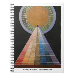 Hilma af Klint abstrakt art Notizblock