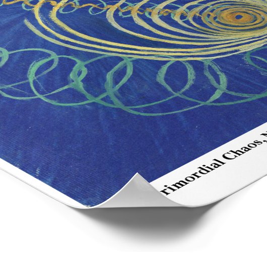 Hilma af Klint abstrakt art Poster (Ecke)