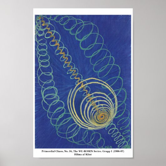 Hilma af Klint abstrakt art Poster (Vorne)