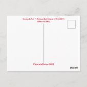 Hilma af Klint abstrakt art Postkarte (Rückseite)