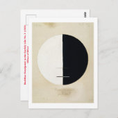 Hilma af Klint abstrakt art Postkarte (Vorne/Hinten)