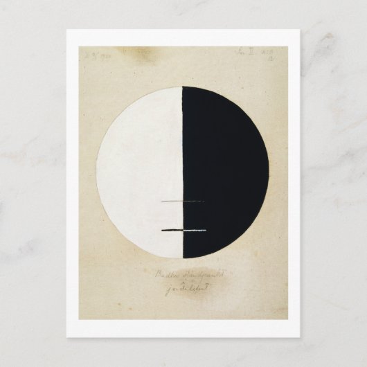 Hilma af Klint abstrakt art Postkarte (Vorderseite)