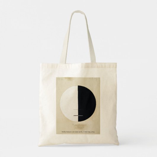 Hilma af Klint abstrakt Art Tote Bag Tragetasche (Rückseite)
