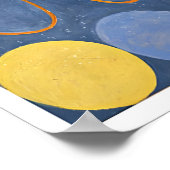 Hilma Af Klint Abstrakte Kunst Poster Indigo (Ecke)