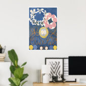 Hilma Af Klint Abstrakte Kunst Poster Indigo (Heimbüro)