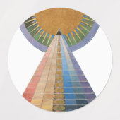 Hilma af Klint - Altarpiece Etiketten (Design 2)