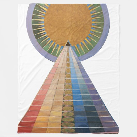 Hilma af Klint - Altarpiece Fleecedecke (Vorderseite)