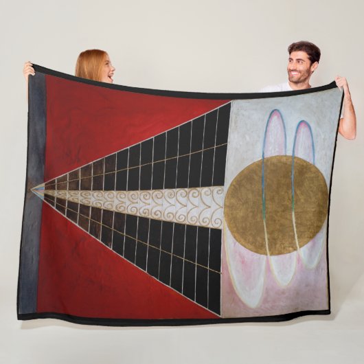 Hilma af Klint - Altarpiece II Fleecedecke (Beispiel)