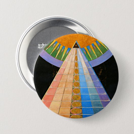 Hilma Af Klint Altarpiece No 1 Button (Vorne & Hinten)