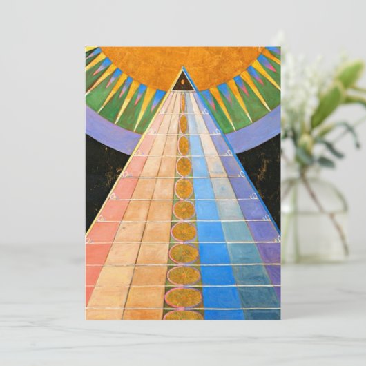 Hilma Af Klint Altarpiece No 1 Einladung (Stehend Vorderseite)