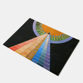 Hilma Af Klint Altarpiece No 1 Fußmatte (Schrägansicht)