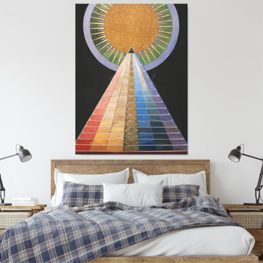 Hilma af Klint - Altarpiece No. 1 Group X  Leinwanddruck (Insitu (Schlafzimmer))