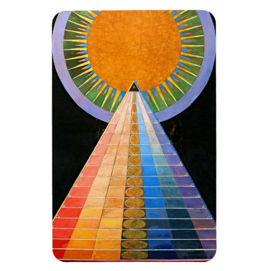 Hilma Af Klint Altarpiece No 1 Magnet (Vertikal)