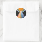 Hilma Af Klint Altarpiece No 1 Runder Aufkleber (Tasche)