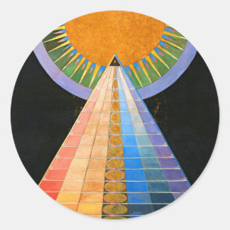Hilma Af Klint Altarpiece No 1 Runder Aufkleber