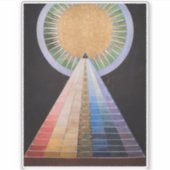Hilma Af Klint, Altarpiece Nr.1, Abstrakt Art Aufkleber (Vorderseite)