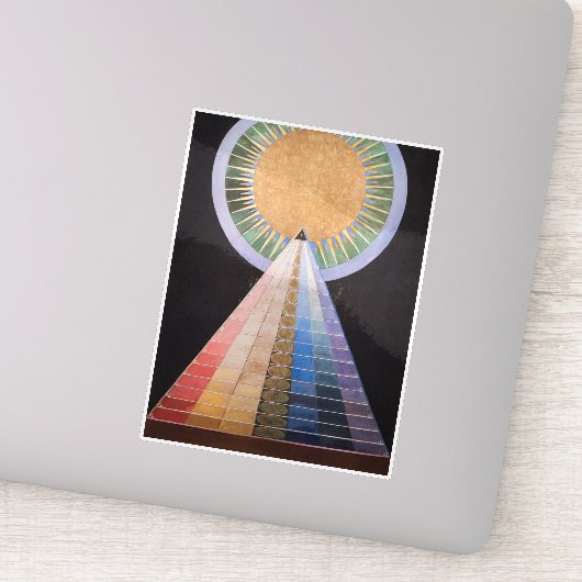 Hilma Af Klint, Altarpiece Nr.1, Abstrakt Art Aufkleber (Detail)