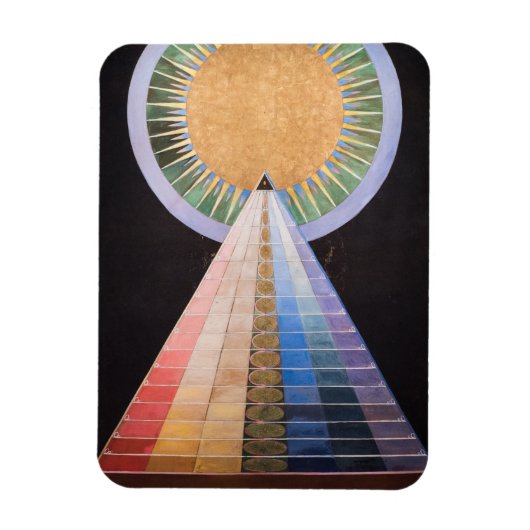 Hilma Af Klint, Altarpiece Nr.1, Abstrakt Art Magnet (Vertikal)