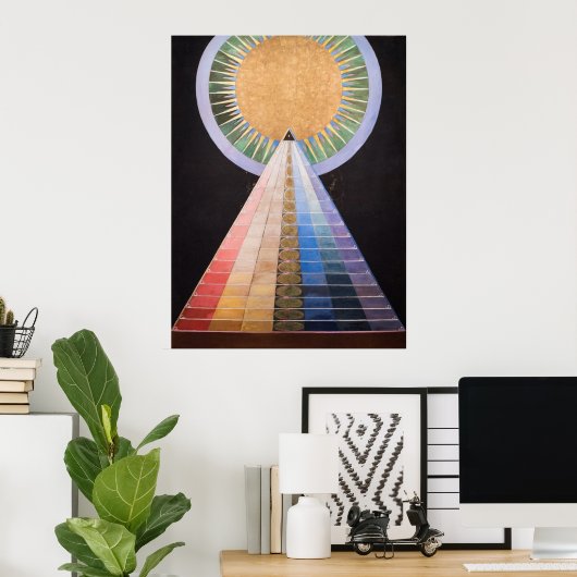 Hilma Af Klint, Altarpiece Nr.1, Abstrakt Art Poster (Heimbüro)