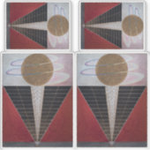 Hilma Af Klint, Altarpiece Nr.2, Abstrakt Art Aufkleber (Vorderseite)