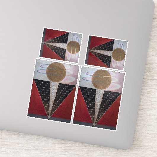 Hilma Af Klint, Altarpiece Nr.2, Abstrakt Art Aufkleber (Detail)