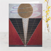 Hilma Af Klint, Altarpiece Nr.2, Abstrakt Art Karte (Gelbe Blume)