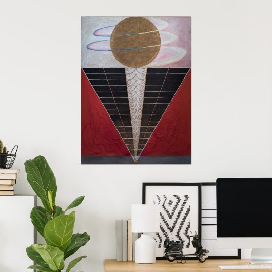 Hilma Af Klint, Altarpiece Nr.2, Abstrakt Art Poster (Heimbüro)