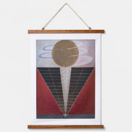Hilma Af Klint, Altarpiece Nr.2, Abstrakt Art Wandteppich Mit Holzrahmen