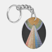 Hilma af Klint - Altarpiece Schlüsselanhänger (Vorderseite links)