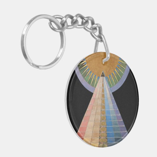 Hilma af Klint - Altarpiece Schlüsselanhänger (Vorderseite links)