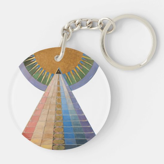 Hilma af Klint - Altarpiece Schlüsselanhänger (Rückseite)