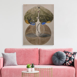 Hilma Af Klint, Baum der Erkenntnis Nr. 2 Abstrakt Leinwanddruck