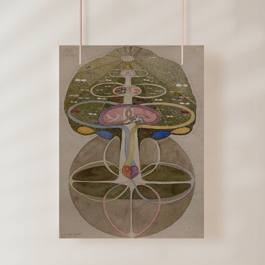 Hilma Af Klint, Baum des Wissens Nr. 1 Abstrakte K Fotodruck